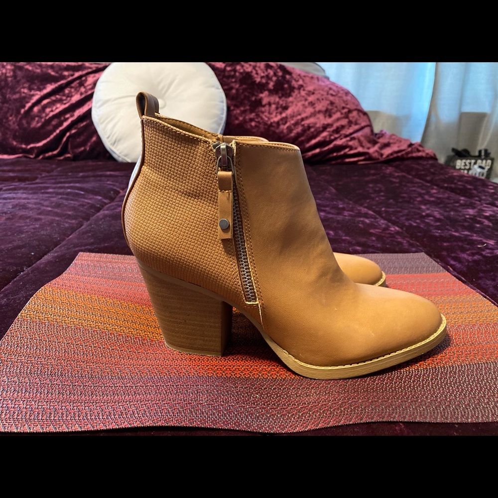 Brown booties
